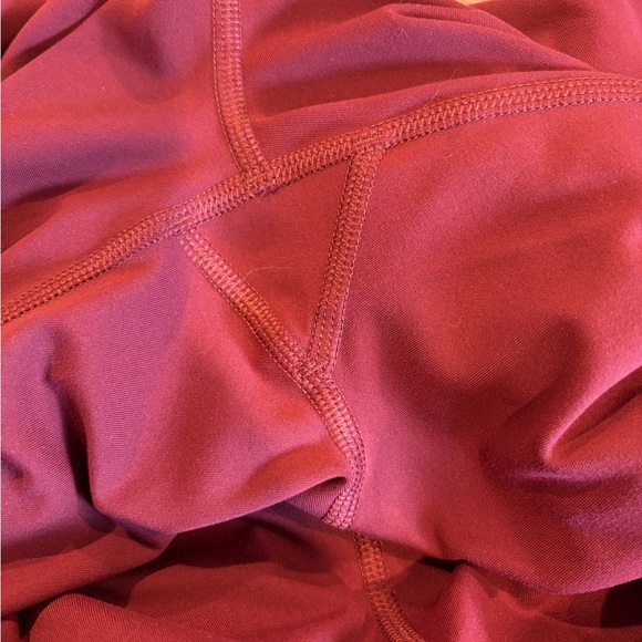 YITTY Women's Burgundy & Pink UltraLuxe Built-In Bra Active Onesie - M - Picture 6 of 7